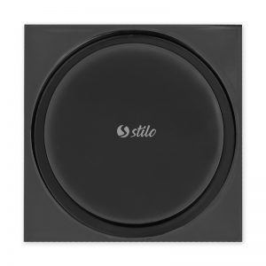 Stilo Coladeras para Uso Domestico y Comercial Coladera Tapa C125 T Niquel Negro