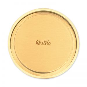 Stilo Coladeras para Uso Domestico y Comercial Coladera Tapa R125 T Laton Satin